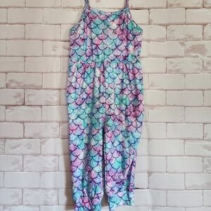 Mermaid Pattern Kids Jumpsuit